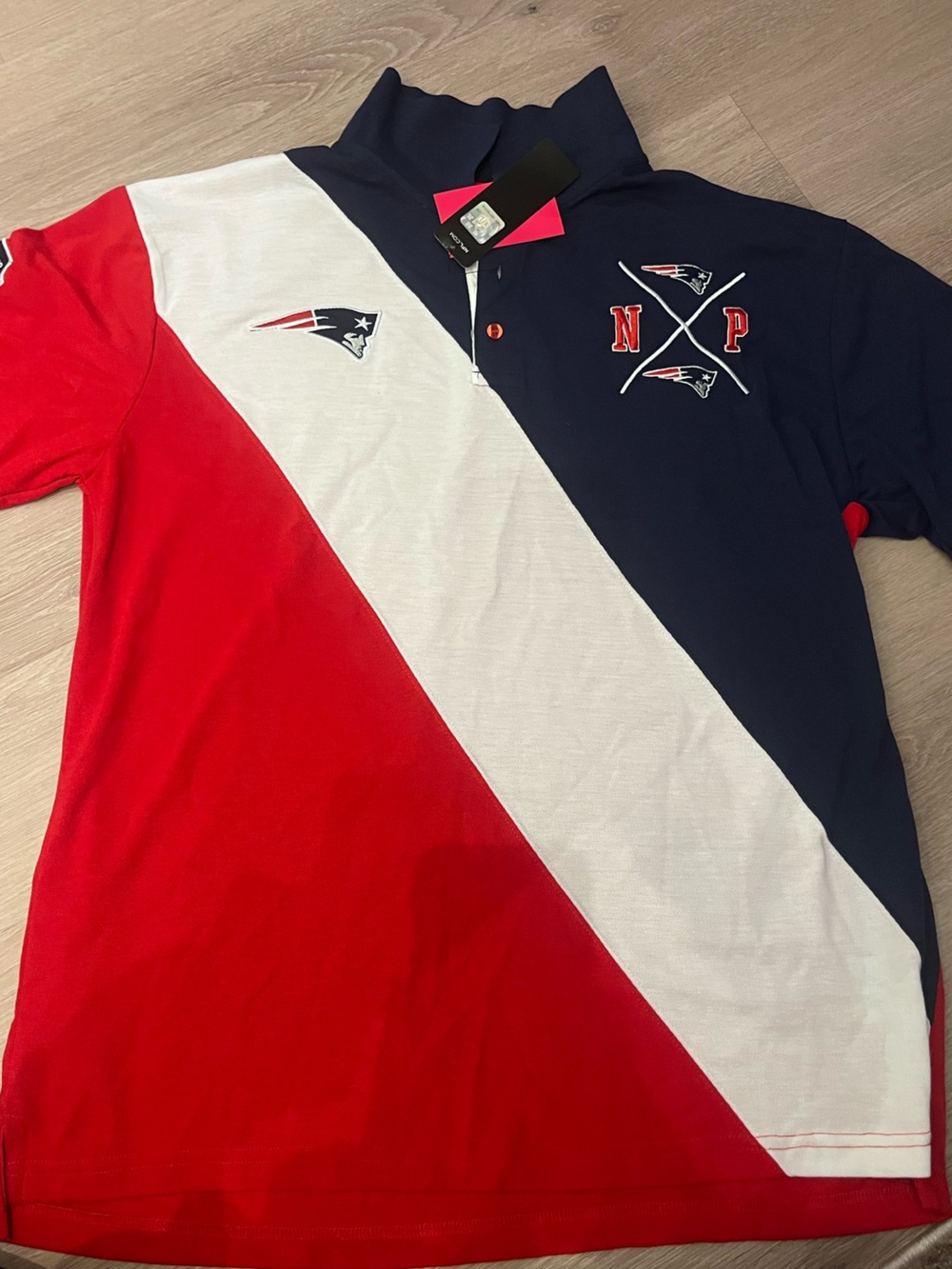 NFL Men's XL New England Patriots Polo New With Tags